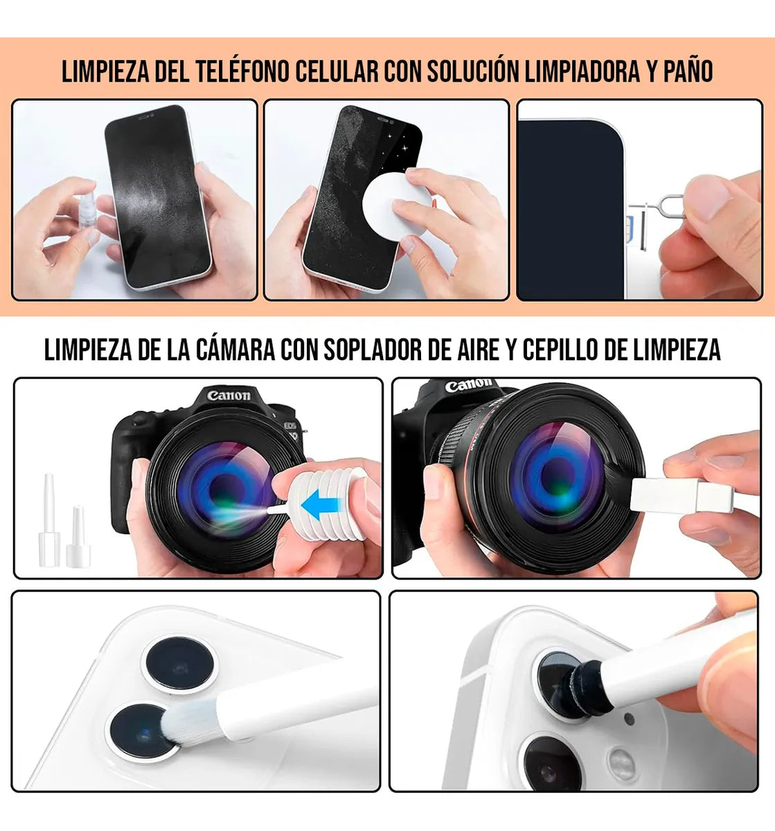 Cepillo De Limpieza 20 en 1 - ¿Cansado de no poder limpiar entre las teclas?
